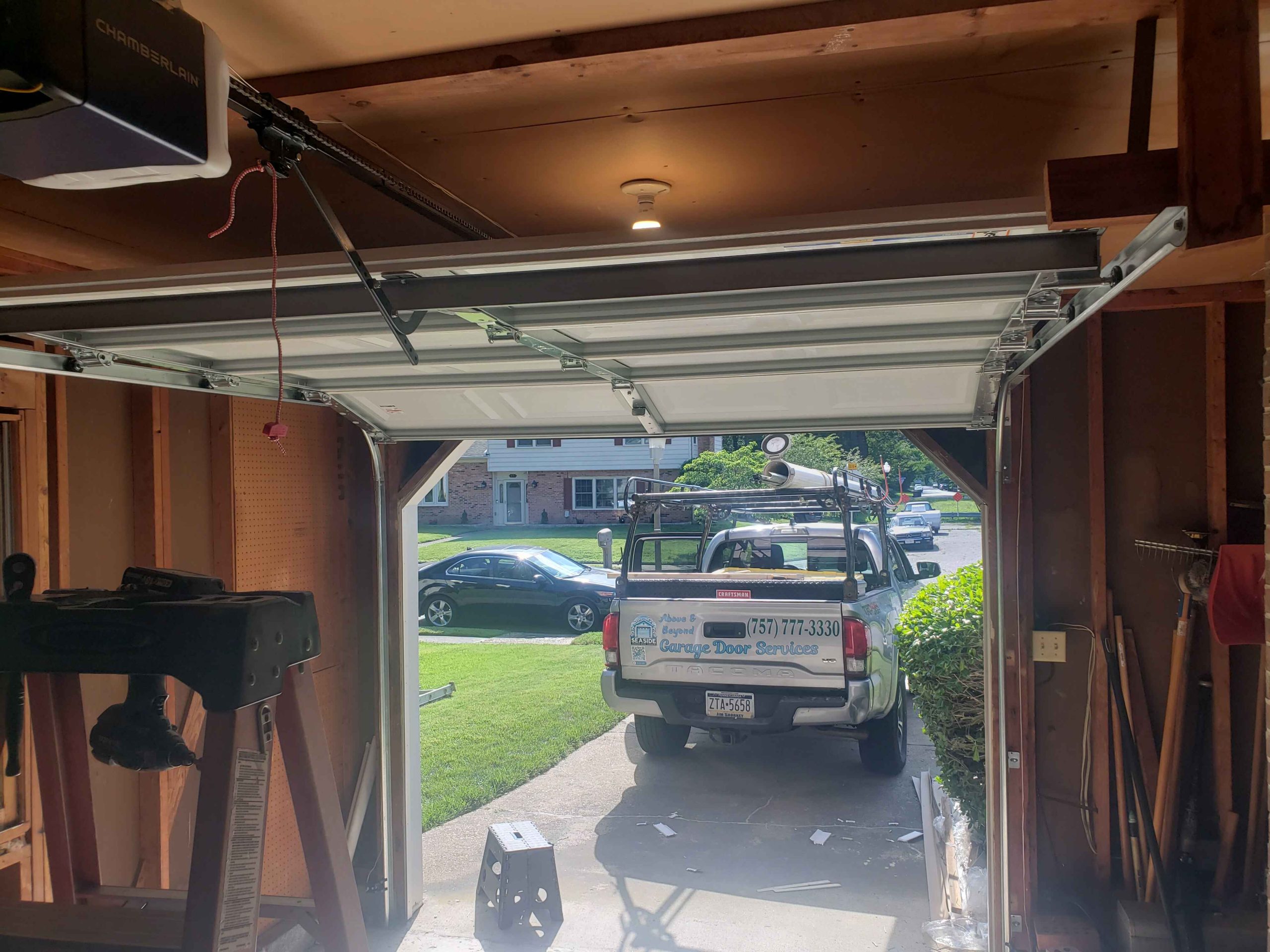 Garage door track repair in virginia beach