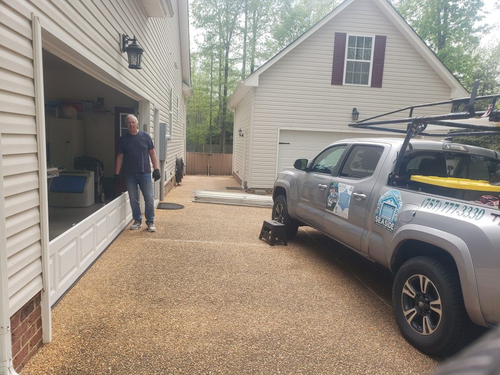 Sea side garage door