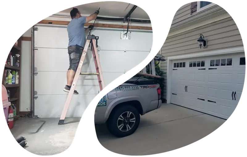 Garage door spring replacement in Virginia Beach